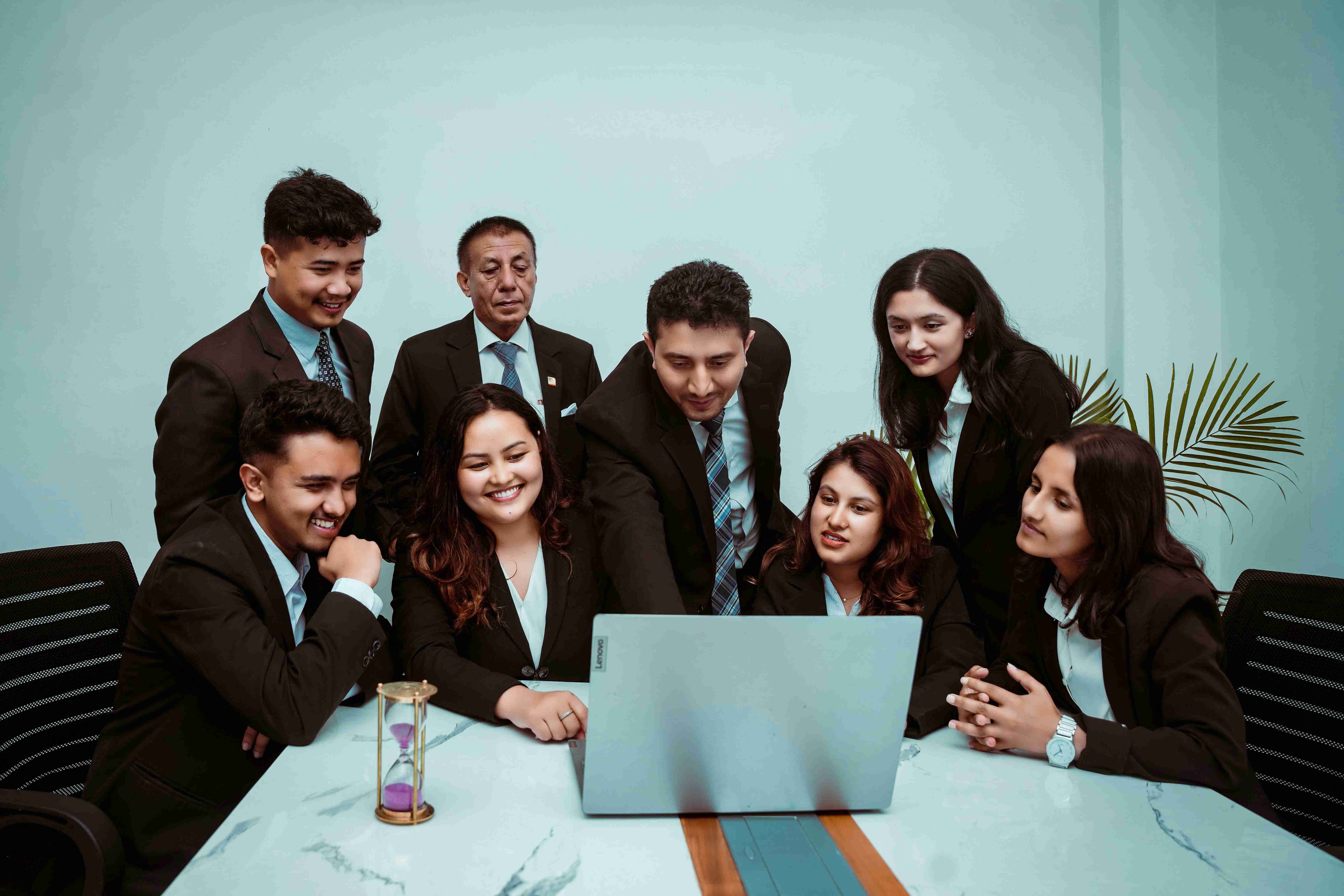 Halo Energy team collaboration in modern office